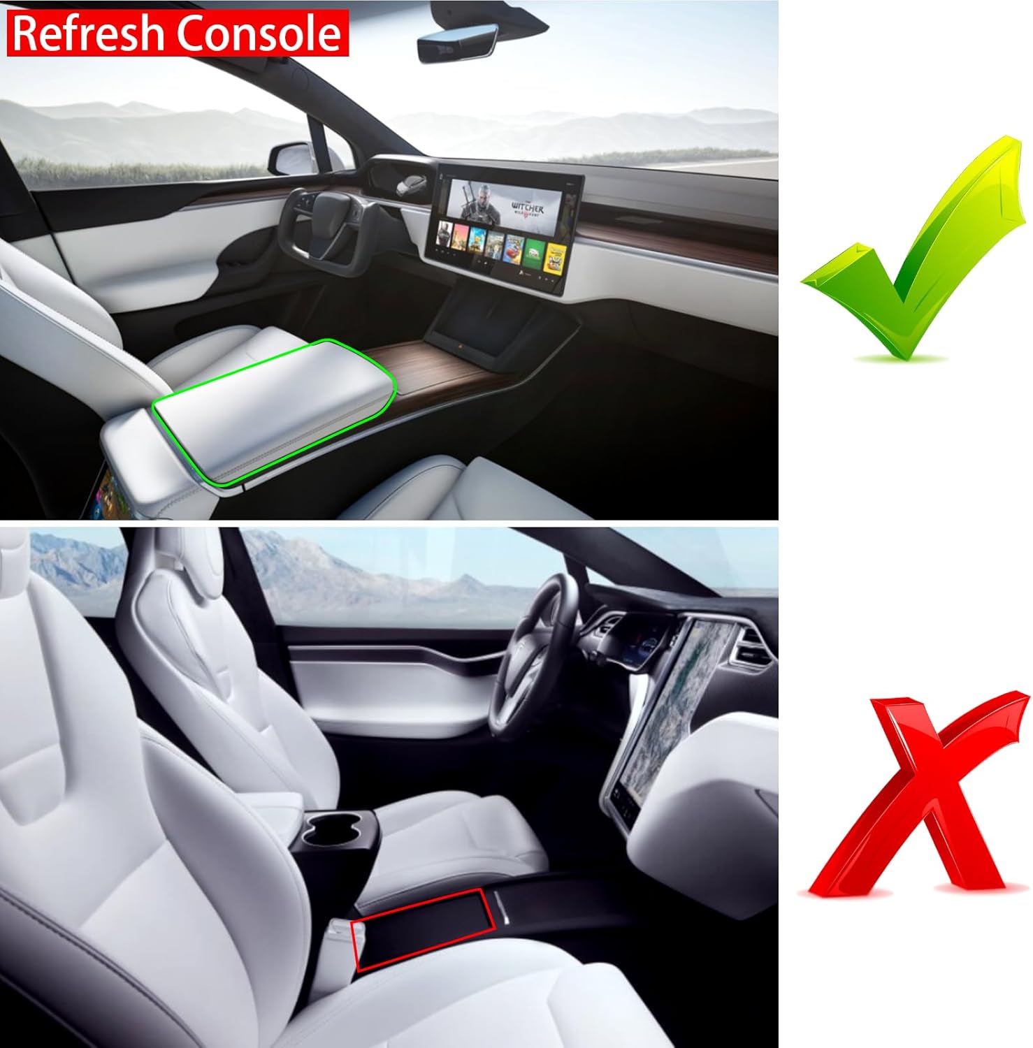 Opbergbak voor Tesla Model S M - Coffee X recensie en prijs
