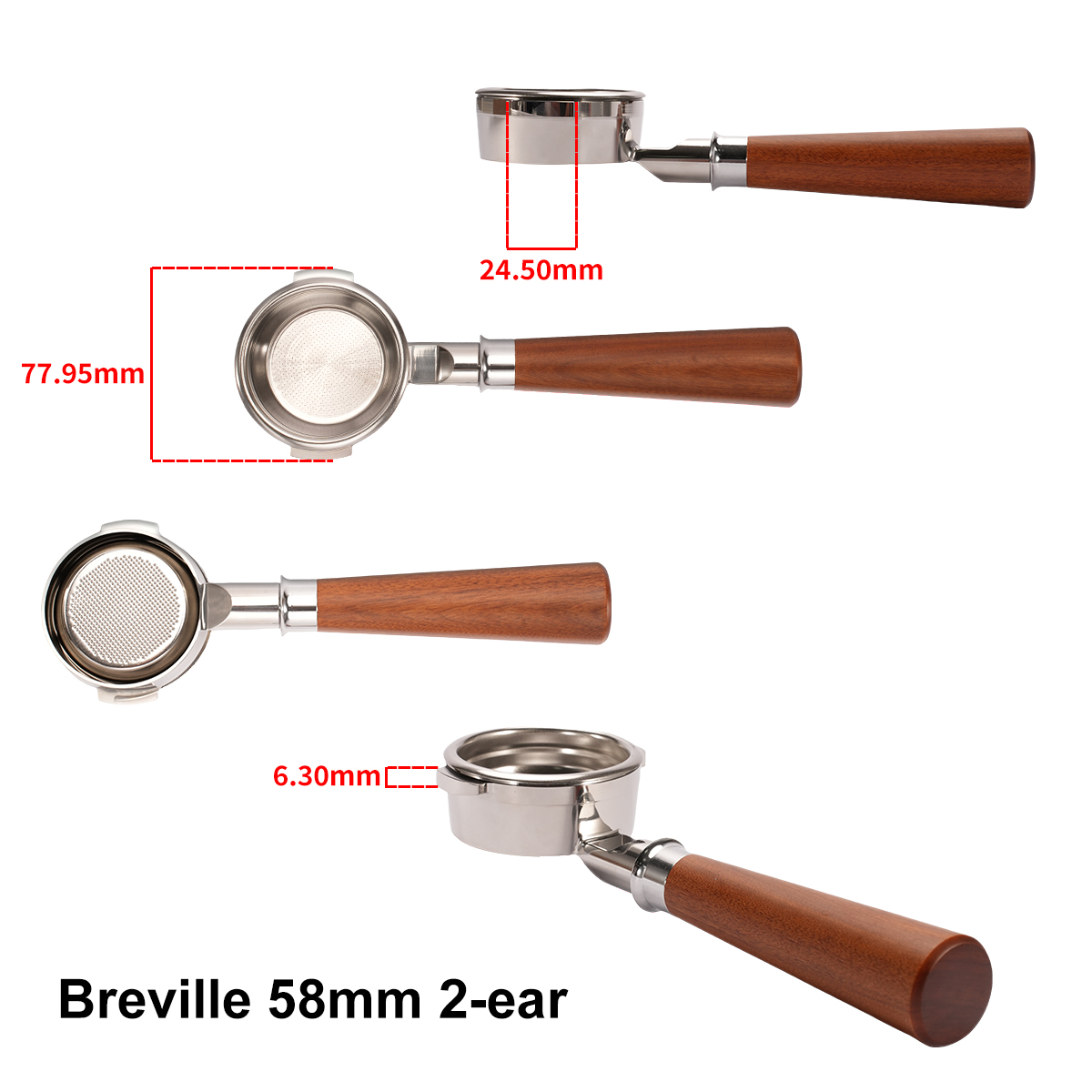 58Mm Bodemloze Portafilter Bre - Naked Portafilter Bottomless recensie en prijs