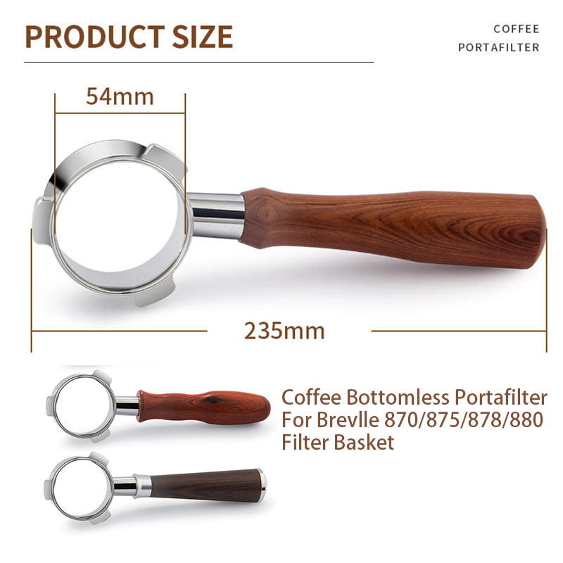 Roestvrijstalen Breville 54Mm  - Naked Portafilter Bottomless recensie en prijs