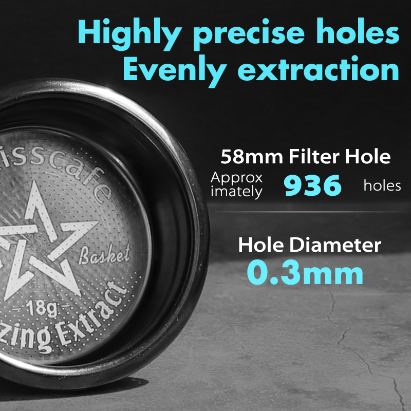 AliKisscafe 58MM Koffie Bodeml - Naked Portafilter Bottomless recensie en prijs